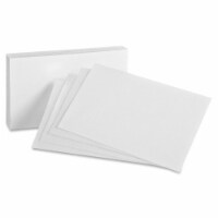 5 x 8 in. Blank Index Cards&#44; 8Point - White