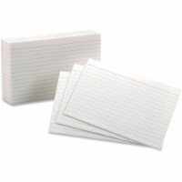 4 x 6 in. Ruled Index Cards&#44; 8Point - White