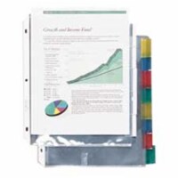 C-Line Products- Inc. Top Load Sheet Protector- 5 Tab- 8-.50in.x11in.- Clear
