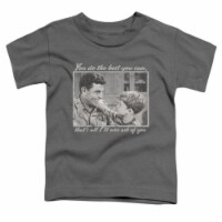 Andy Griffith-Wise Words - Short Sleeve Toddler Tee - Charcoal&#44; Medium 3T