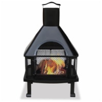 Black Firehouse With Chimney