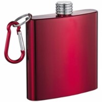 Red Dragon 6 oz Red Anodized Stainless Steel Flask
