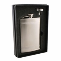 Athens Greek Bands Hip Flask Gift Set - 8 oz