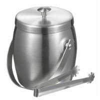 Symon Stainless Steel Double Wall Ice Bucket with Tongs