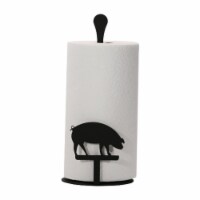 Paper Towel Holder - Pig Silhouette