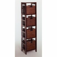 Espresso Beechwood SHELF4-SECTNARROW
