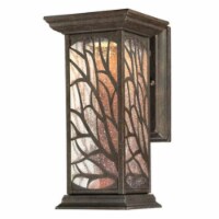 One - Light LED Outdoor Wall Lantern, Victorian Bronze Finish