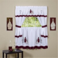 Cabernet Embellished Cottage Set With Tier Pair - 58 x 36 in.