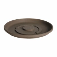14 in. Resin Planter Tray - Peppercorn