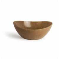3 qt. Brown Poly-Flax Oval Serving Bowl