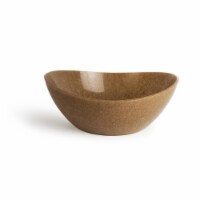 3 qt. Brown Poly-Flax Oval Serving Bowl