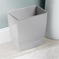 12 x 7.5 x 11.25 in. Mono Rectangular Trash Can, Gray