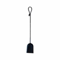 15510 Black Twisted Steel Fireplace Shovel