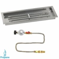 30 x 10 in. Rectangular Drop-In Pan with Match Light Kit - Propane