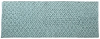 Feizy Diamond Rug Runner- Light Blue Perspective: Main