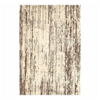 Feizy Azeri Iii 2'2  x 4' Abstract Transitional Wool Area Rug in Cream/Brown