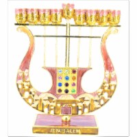 Jay Jayson's Inc. 3190536A Lavender Enamel Menorah