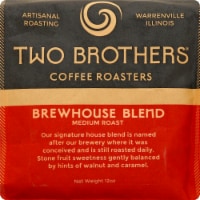 Two Brothers® Brewhouse Medium Roast Whole Bean Coffee Perspective: Main