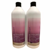 Redken Genius Wash Cleansing Conditioner Coarse Hair DUO 33.8 OZ Each