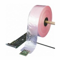 Sim Supply Poly Tubing,Anti-Static,4 mil,4 in W  5CYJ1