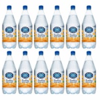 Crystal Geyser Alpine Spring Orange Flavored Sparkling Bottled Water