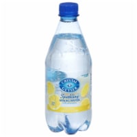 Crystal Geyser Lemon Flavored Sparkling Bottled Water Perspective: Main
