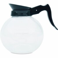 Original Gourmet Glass Decanter Regular 12 Cup 8 x10 x10  Black Handle CP27000
