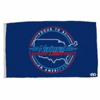 Natural Light 44664 Natural Light Proud to Be An American Rowdy Gentleman Flag