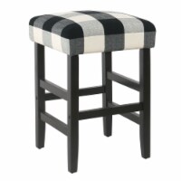 HomePop Square Counter Stool - Black