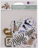 Nature Lover Cardstock Ephemera 27/Pkg-Shapes, Tags, Words, Foiled Accents