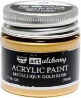Finnabair Art Alchemy Acrylic Paint 1.7 Fluid Ounces-Metallique Gold Rush