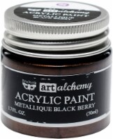 Finnabair Art Alchemy Acrylic Paint 1.7 Fluid Ounces-Metallique Black Berry