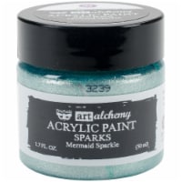 Finnabair Art Alchemy Sparks Acrylic Paint 1.7 Fluid Ounces-Mermaid Sparkle