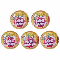 Zuru 5 Surprise Series 2 Mini Shopping Brands 5-Pack Gold Capsule Miniature Toy