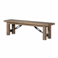 Modus Autumn Solid Wood Dining Bench in Flint Oak