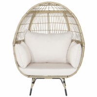 Hampton bay cayman woven egg chair discount