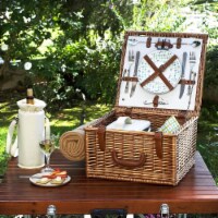 Picnic at Ascot Cheshire Basket for 2 w/blanket Gazebo