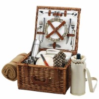 Picnic at Ascot Cheshire Basket with Service for 2, Coffee Set & Blanket (702BC) London