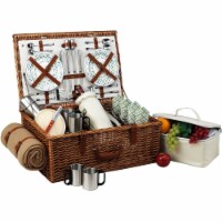 Picnic at Ascot Dorset Basket with Service for 4, Coffee Set & Blanket (704BC) Gazebo