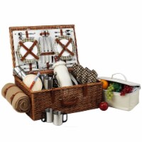 Picnic at Ascot Dorset Basket for 4 w/coffee set & blanket London