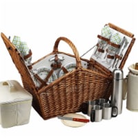 Picnic at Ascot Huntsman Basket for 4 w/coffee service Gazebo