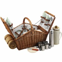 Picnic at Ascot Huntsman Basket with Service for 4, Coffee Set & Blanket (705BC) Gazebo