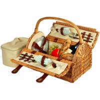Picnic at Ascot Sussex Picnic Basket with Service for 2 (709) Gazebo