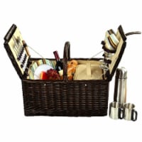 Picnic at Ascot Surrey Picnic Basket with Service for 2 & Coffee Set (713C) Santa Cruz