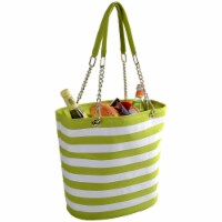 Picnic at Ascot Patterned Fashion Cooler Tote Apple Stripe