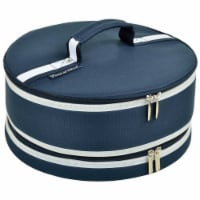 Picnic at Ascot Pie/Cake Carrier Navy Blue
