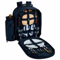 Picnic at Ascot Picnic Backpack with Service for 2 (080) Chevron
