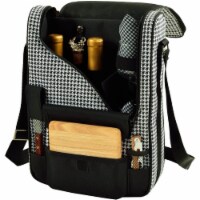 Picnic at Ascot Bordeaux Wine & Cheese Cooler Bag with Service for 2 (535) Houndstooth