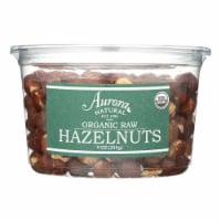 Aurora Natural Products - Organic Raw Hazelnuts - Case of 12 - 9 oz.