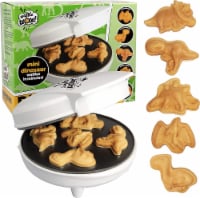 Waffle Wow Dino Waffle Maker- 5 Dinosaur Shapes- Electric Nonstick Waffle Maker
